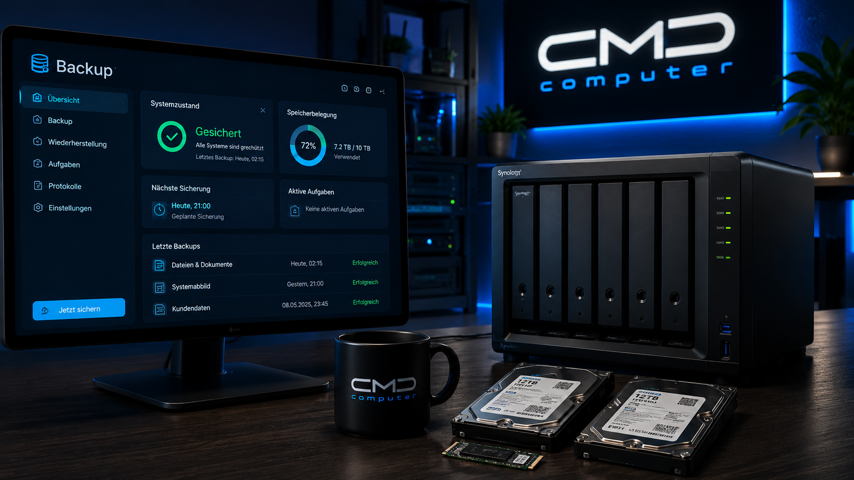CMD Computer NAS und Datensicherung